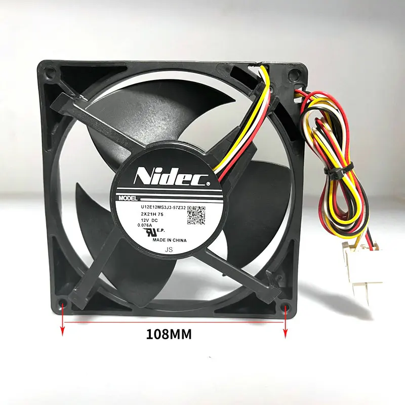 New Original U12E12MS3J3-57Z32 12v 0.076A Refrigerator Cooling Fan