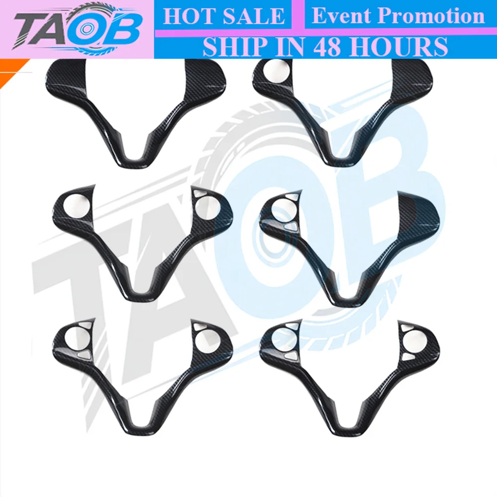 For Honda Fit Jazz HRV Vezel Shuttle CITY 2016 2017 2018 2019 Accessories Car Steering Wheel Switch Frame Decor Cover Sticker