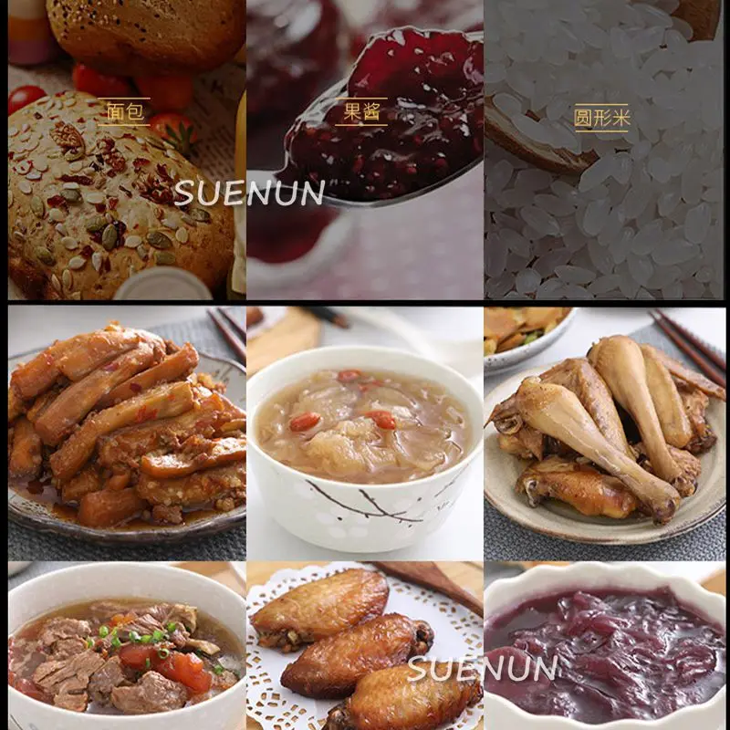 المنزلية التلقائي بطيئة طباخ الحساء الصحية وعاء خزفي عش الطيور فصل المياه وعاء وعاء كونجي