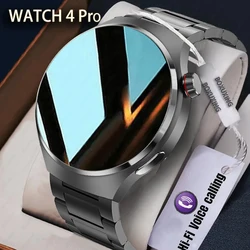 Dla Huawei Xiaomi GPS NFC Inteligentny zegarek męski AMOLED 360 * 360 Ekran HD Tętno BT Call Watch 4 Pro IP68 Wodoodporny SmartWatch Man