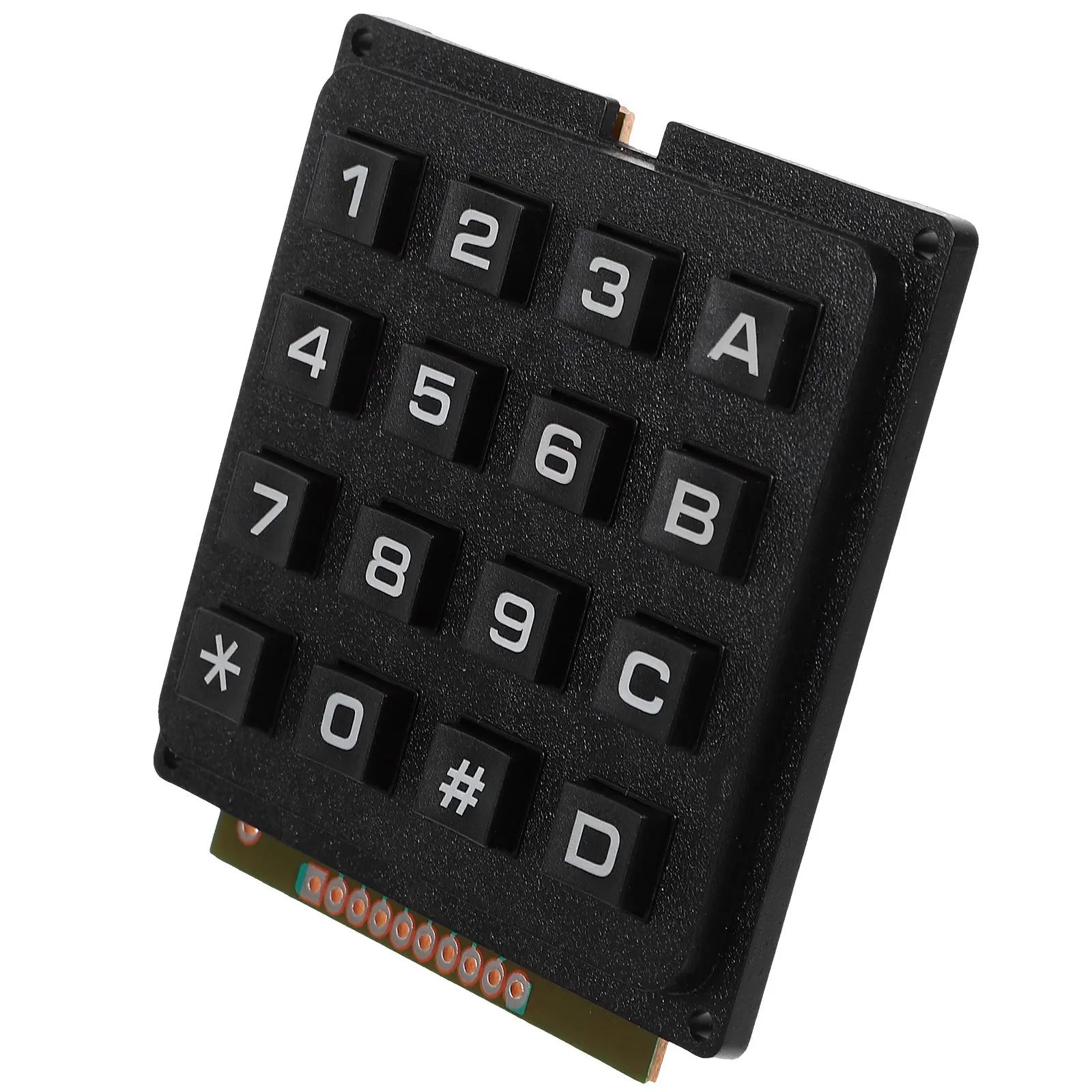16 Keys External Keypad Module Industrial Keyboard Matrices Array Membrane Keypad Keyboard Module for and Embedded
