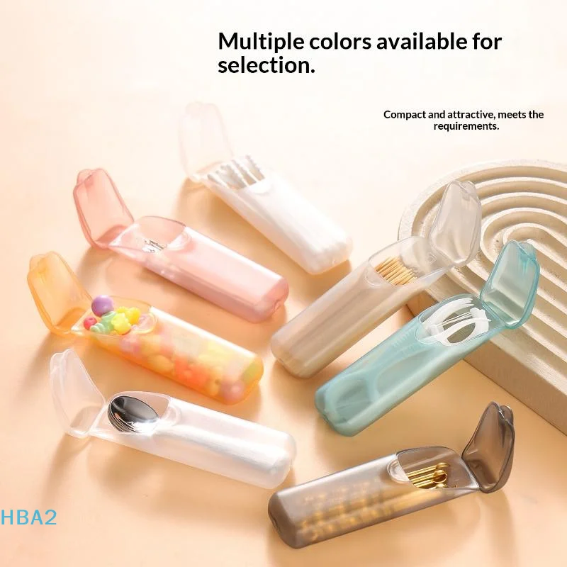 【H】4pcs Mini Portable Storage Boxes,Small Parts Organizer Travel Toothpick, Dental Floss, Pill, And Jewelry Storage Compartments