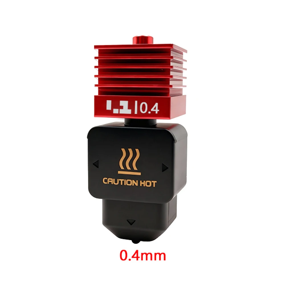 H2D H2S Hotend Hoge Kwaliteit Voor Bambu Lab P2S H2D H2S H2C Nozzle 0.2/0.4/0.6/0.8mm Hotend Kit gehard stalen Mondstuk A1/A1mini