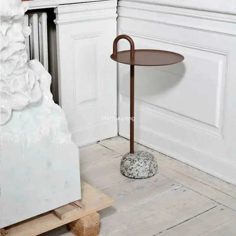 

Coffee Tables Metal Minimalist Aesthetic Mobile Round Entrance Side Table Designer Regale Mesa Centro Living Room Decorations