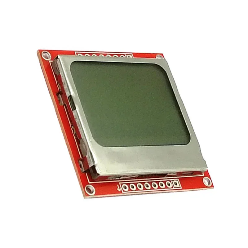 وحدة عرض شاشة LCD شاشة عرض نقطية محول الضوء الخلفي الأبيض PCB 84*48 84x48 لشاشة Nokia 5110 لعرض Arduino #4