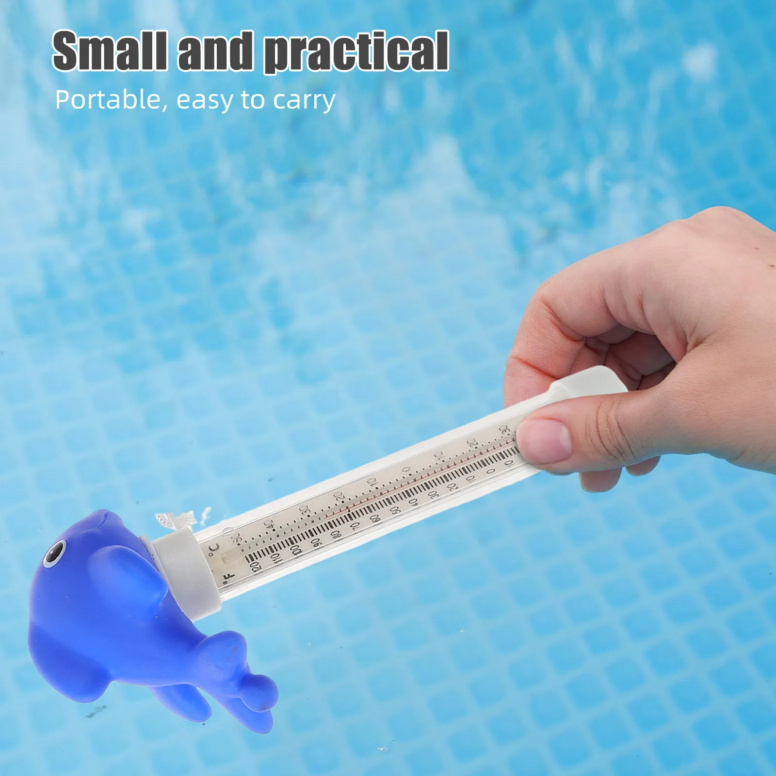 

Baby Pool Thermometer Floating Cartoon Animal Design Accurate Water Temperature Gauge for Infant Toddler Baths