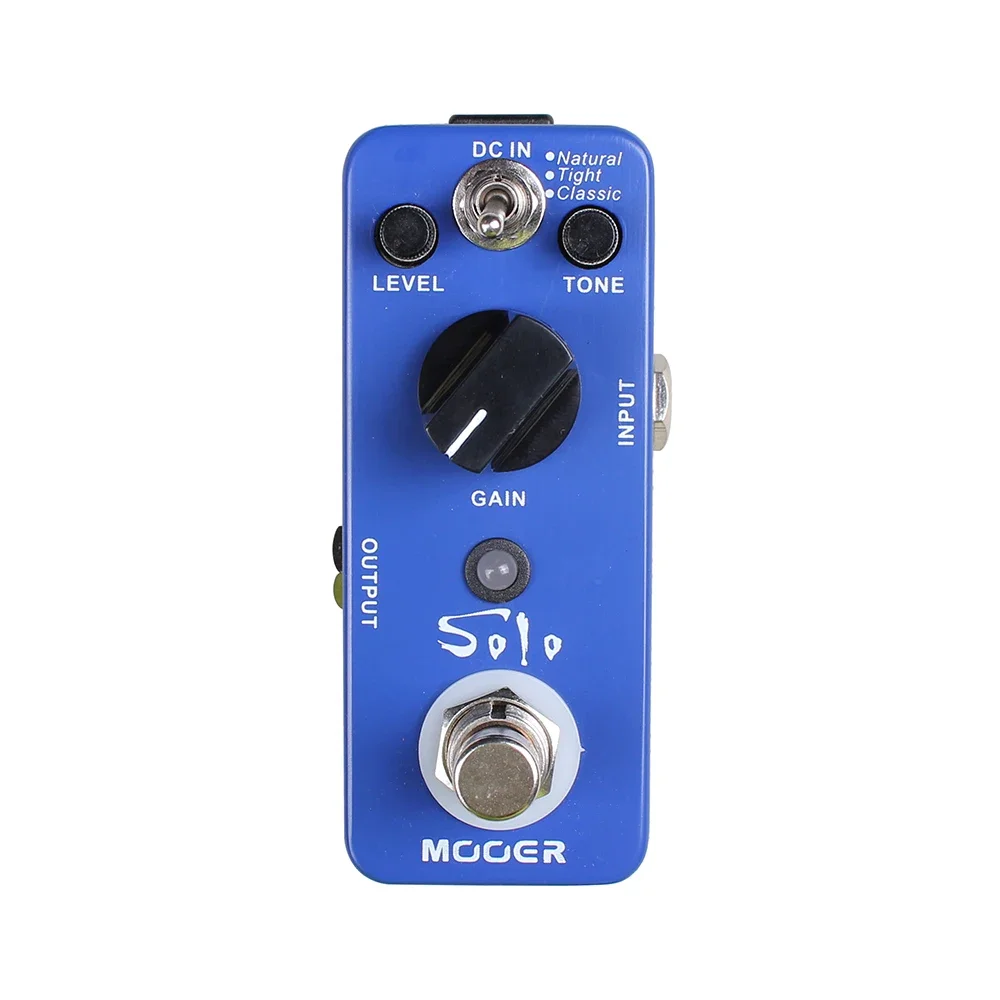 

MOOER SOLO Guitar Effect Pedal Distortion High-Gain 3 Modes(Natural/Tight/Classic) True Bypass Full Metal Shell Guitar Pedal