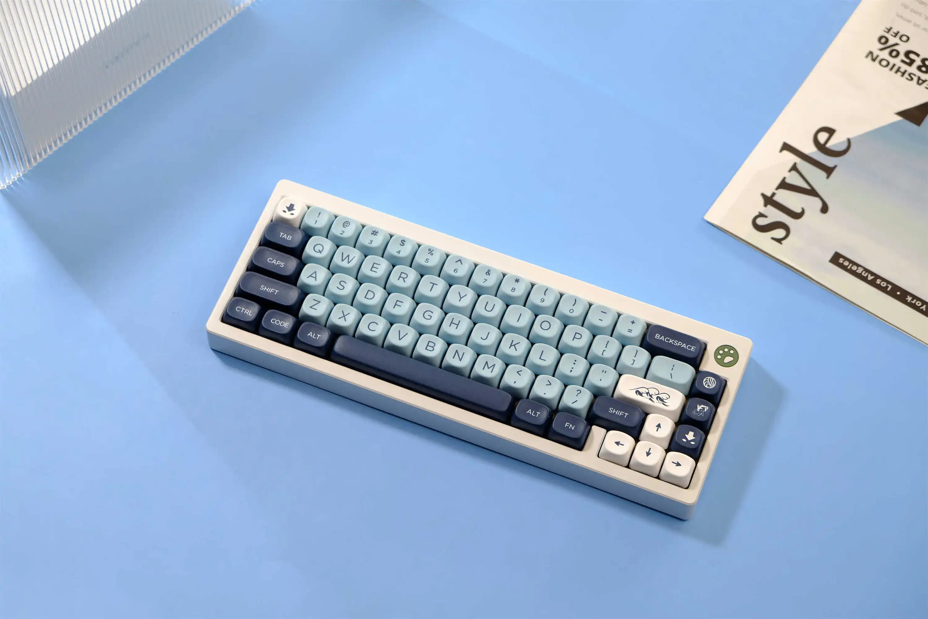 GMK Secret Water Keycap 126 Keys PBT Keycaps MOA Profile DYE-SUB Customized Keycaps For Mechanical Keyboard