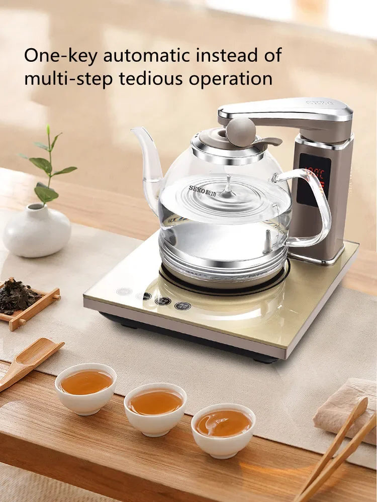 SEKO N68 Electric kettle Remote control intelligent automatic electric tea stove 220v glass kettle