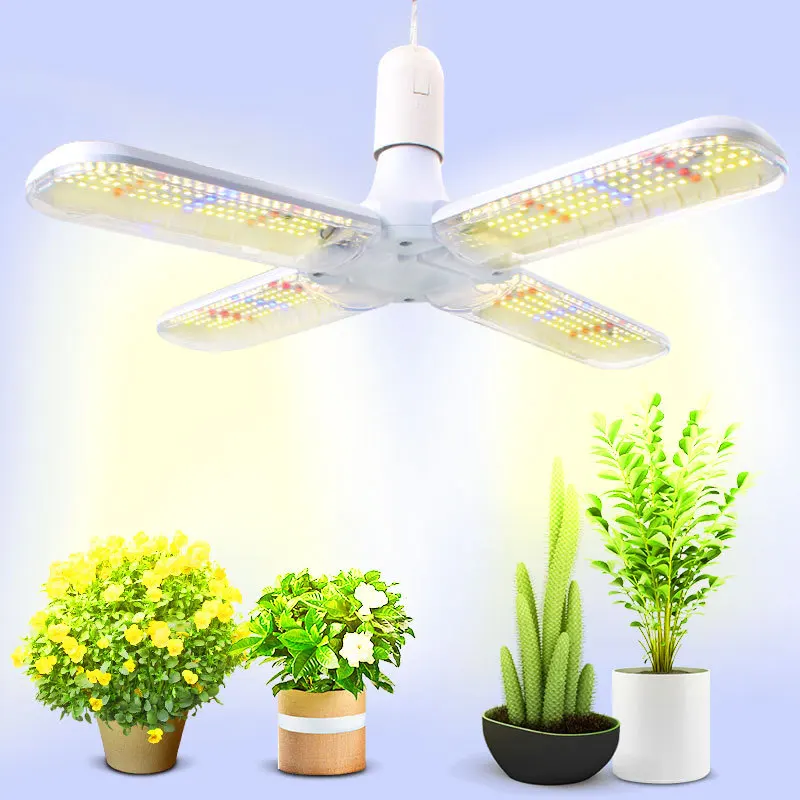 Led Grow Light Full Spectrum E27 Folding Plant Grow Light AC110V 220V Phyto Lamp For Indoor Vegetable Flower Seedling