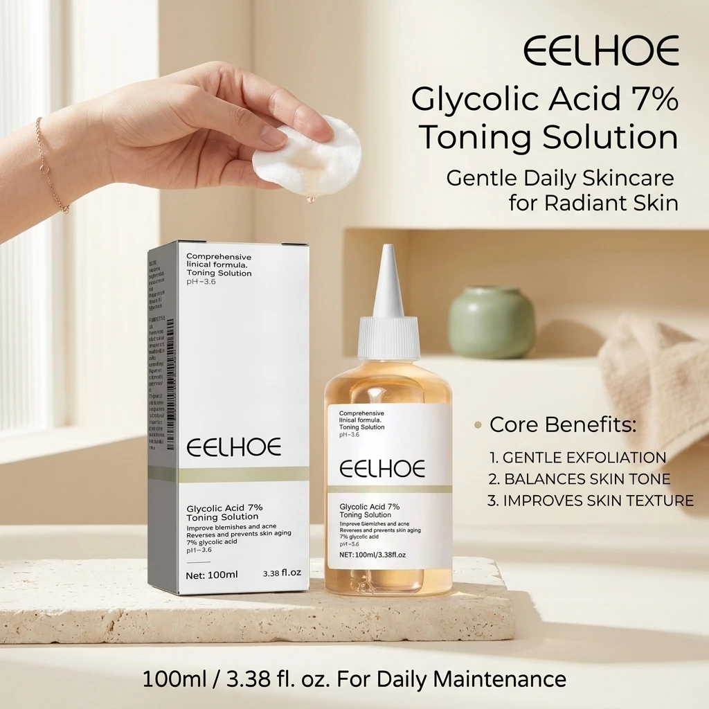 Glycolic Acid Exfoliant - Hydrating Glycolic Acid Facial Toner Exfoliating