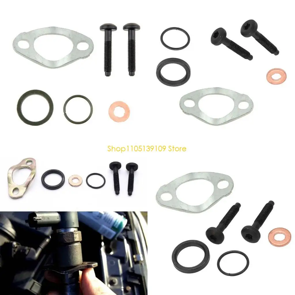 

P5ED Convenient Efficient Injector Clamp Seal Washer Fitting Kits for XC90 D5244T D5
