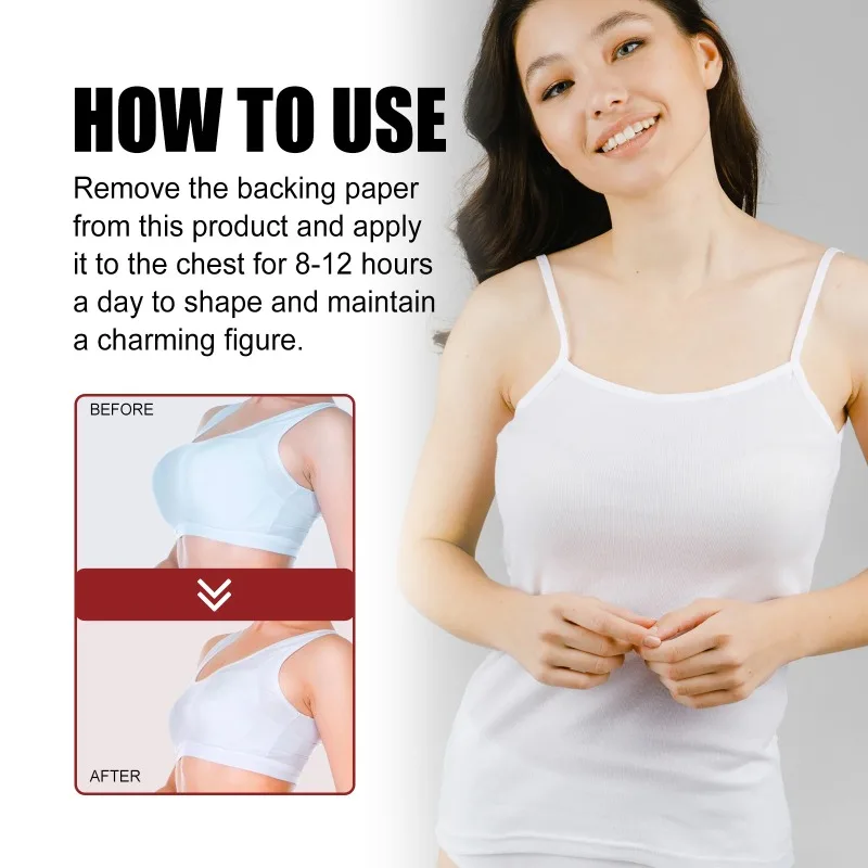 Breast Instantly Reduction Patch Plant Ingredients Breast Lifting Firming Bust Enlargement Invisible Breathable Patch Sexy Care