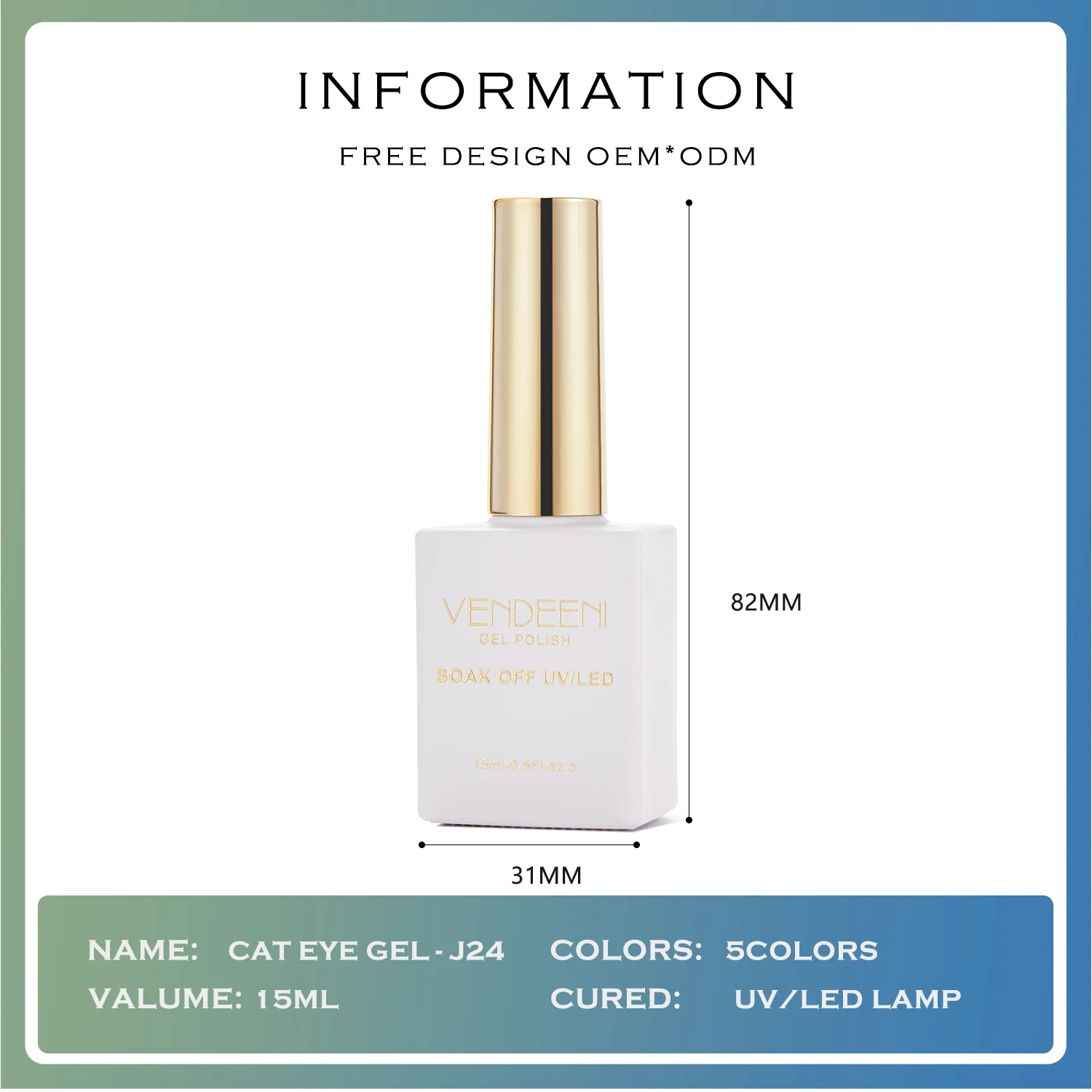 Vendeeni الصيف النجوم 2025 جديد شعبي النمط الفرنسي الأشعة فوق البنفسجية جيل طلاء الأظافر حجر عين القط جل 15 مللي المهنية للصالونات