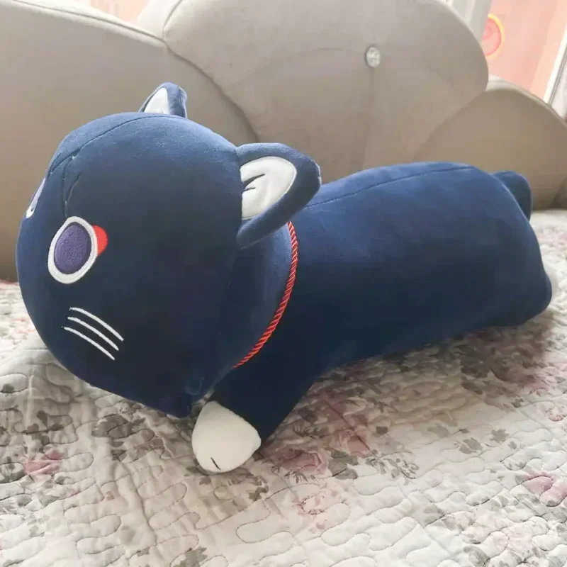 60/100cm Kawaii Genshin Impact Wanderer Plush Toys Scaramouche Plushie Dolls Decor Pillow Cushion Anime Figure Soft Stuffed Anim