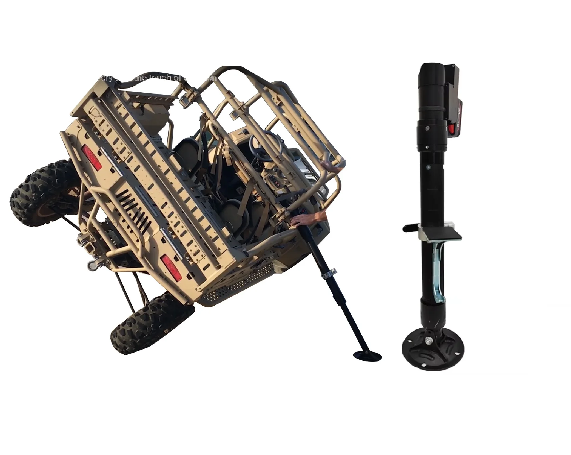 

2000 lb Capacity Electric ATV/UTV Jack Branded M18 Battery Compatible Battery Powered Hydraulic Lift Portable Offroad