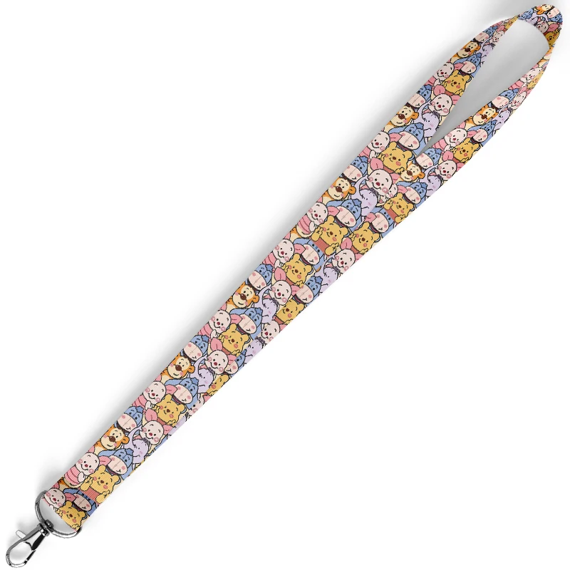 A3504 Cartoon Lanyard For Keychain ID Card Cover Passport Student Cellphone USB Cool Badge Holder School Neck Straps Accessories