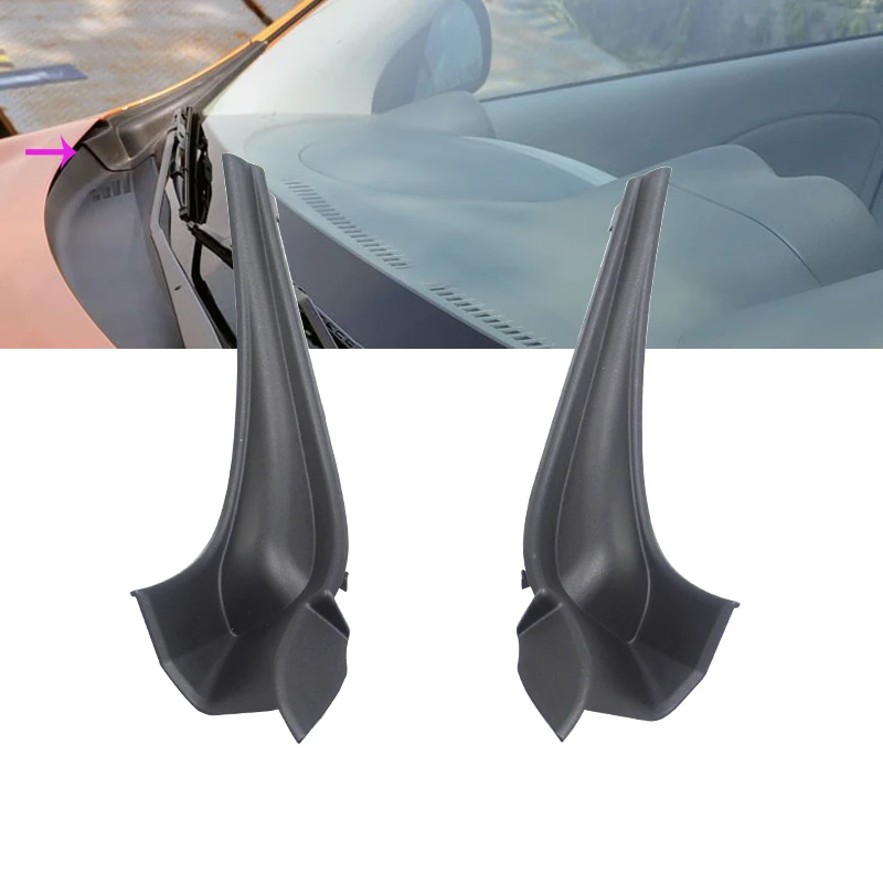 For NISSAN 2011-2019 SUNNY MARCH Fender Wiper Deflector Front Windshield Lower Corner Auto Parts