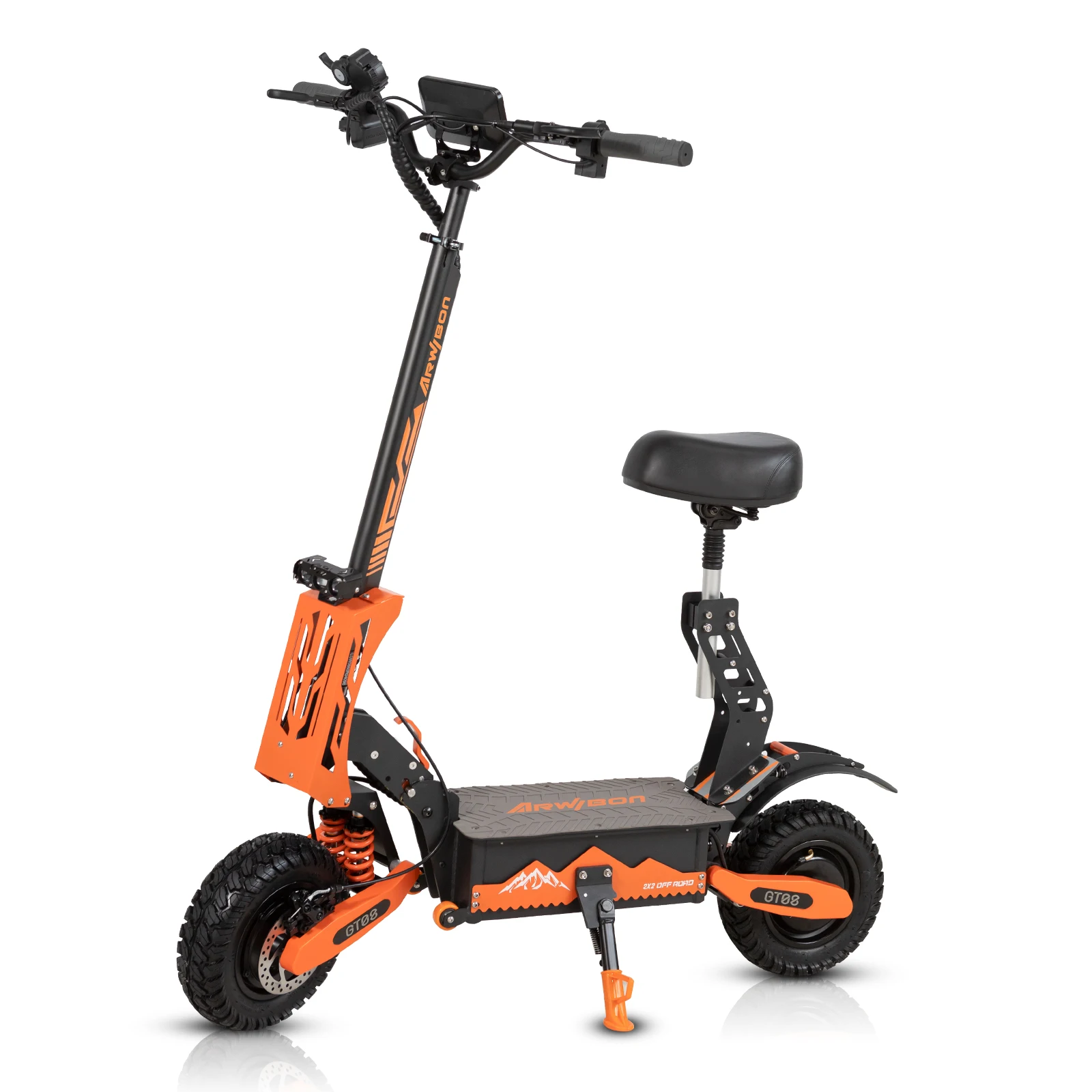 Arwibon-patinete eléctrico todoterreno GT08 para adultos, scooter de 5600w, 2 ruedas, 11 pulgadas, fabricante