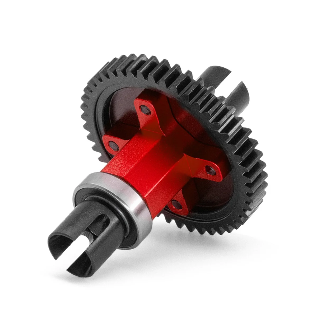 ABZW RC Car 46T centre straight shaft Spur Gear Assembled Center Diff For Traxxas 1/8 4WD SLEDG RC Car accessories Red