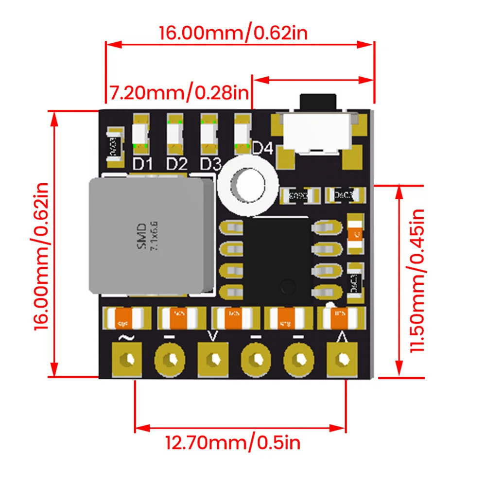 5V Integrated Charging Discharging Module 3.7V 4.2V 18650 Lithium Battery Charging Boost Power Supply Protection Board