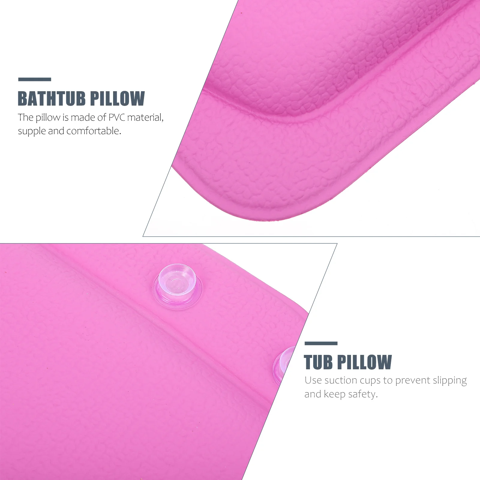 

Bathtub Pillow Spa Practical for Inflatable Accessory Home Pvc Accessories Bathroom Pillows