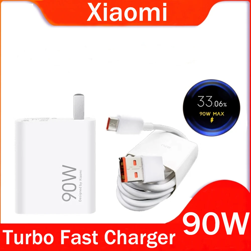 Xiaomi Mi 15 14 Ultra Poco F7 X7 Pro Redmi K70E K80 Turbo 4 Fast Charger Original 90W EU Turbo Charg