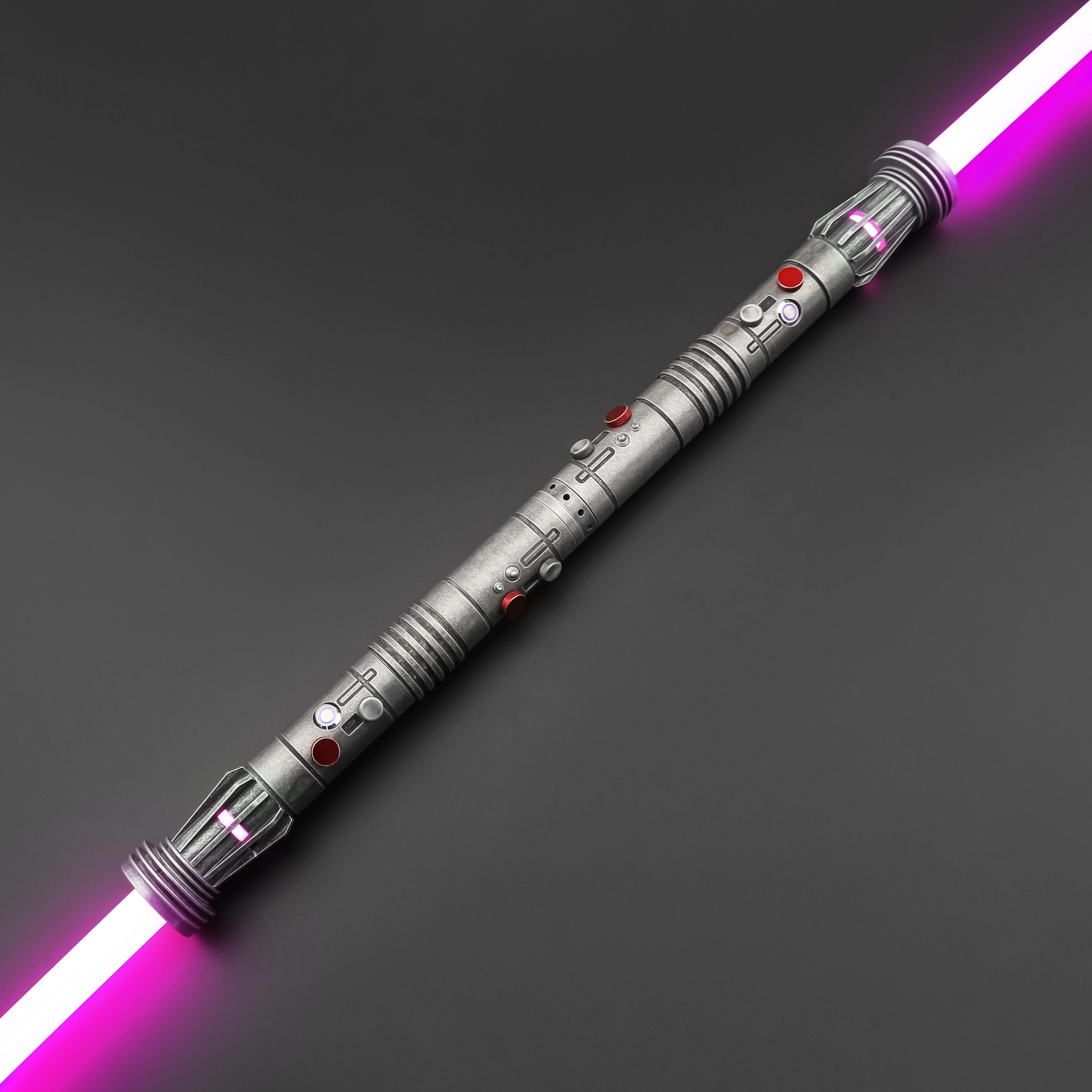 TXQSABER-Sable de luz con mango Matal para adultos, espada láser con diseño de Darth Maul SE Weathered, FOC, Smooth Swing Blaster, juguetes de Cosplay