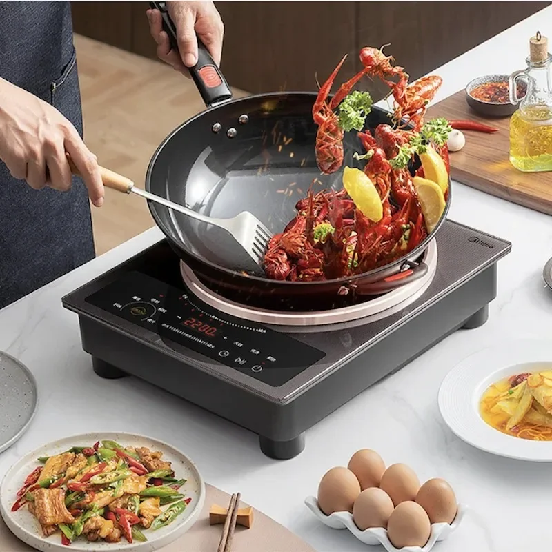 ميديا طباخ التعريفي ثلاثية الأبعاد مقعر التعريفي موقد هوتبوت الذكية التعريفي كوكتوب الأجهزة المنزلية 3300 واط لوح تسخين طباخ كهربائي