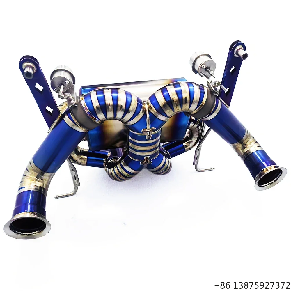 

High Performance Titanium Valvetronic Catback Exhaust for SVJ 6.5 2019-2023 Racing Muffler Sound Retrofit Pipe Kit