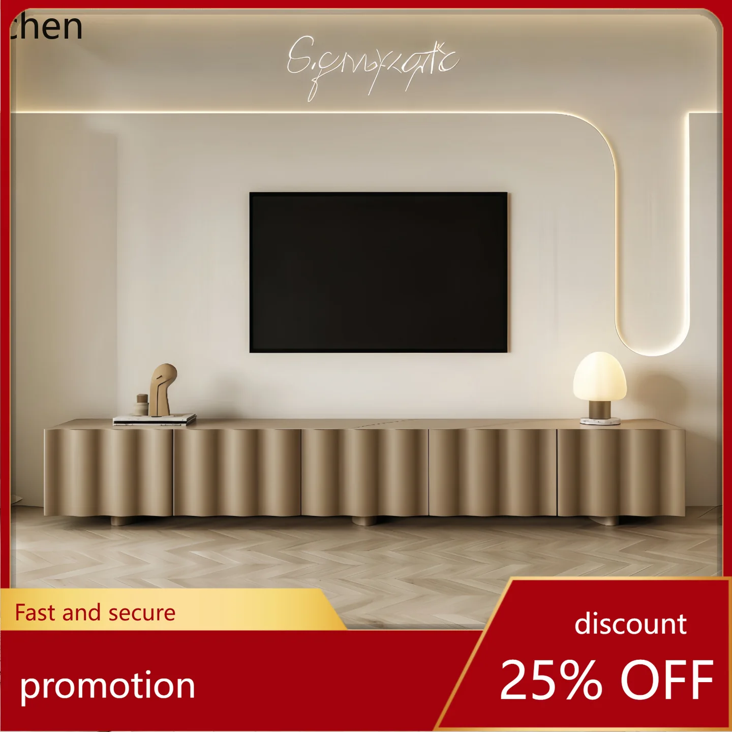 Lxc Painted Tv Cabi… - image