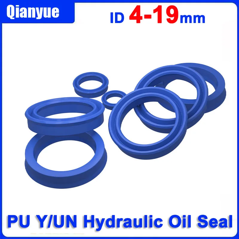 

PU Y/UN Hydraulic Seal ID 4-19mm - Factory Direct Wear-Resistant Oil Seal for Cylinders (Polyurethane, In Stock)