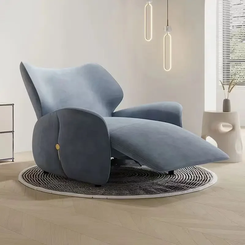 

Single person sofa chair, fabric leisure chair, living room, modern and luxurious creative designer, electric functional lounge