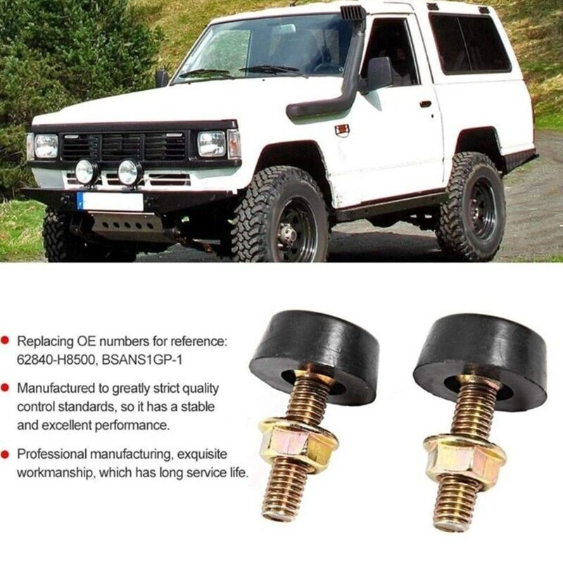1 Pair Car Bonnet Adjuster Bump Stop BSANS1GP-1 for DA Y60 62840-H8500