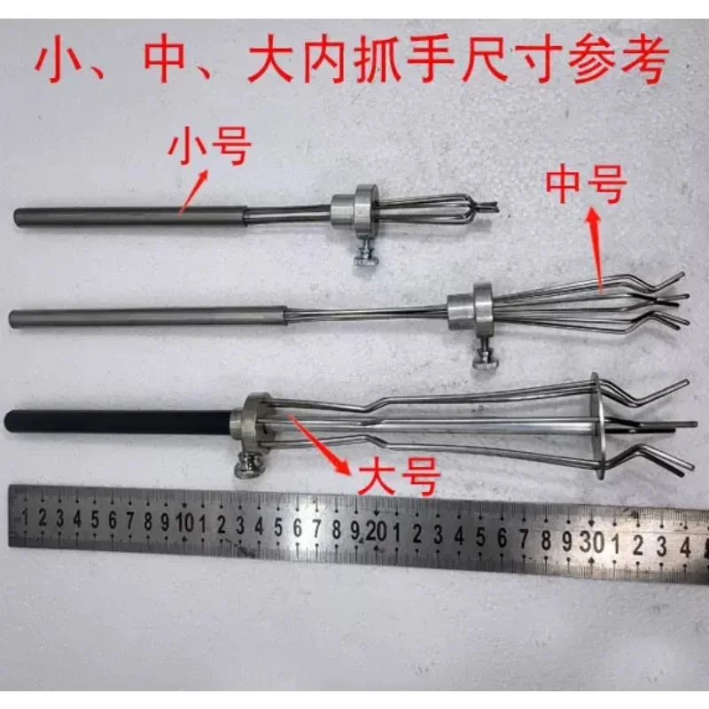 Large Lampworking Inner Grab Clamp, Glass Blowing Hand Tool for DIY Cup Crafting
