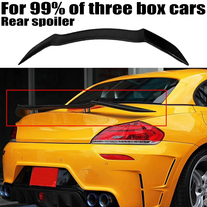 

For BMW Benz Audi Toyota BRZ Honda Kia Hyundai Mazda VW MG etc LY Style universal Carbon fibre Rear trunk lid spoiler Airfoil