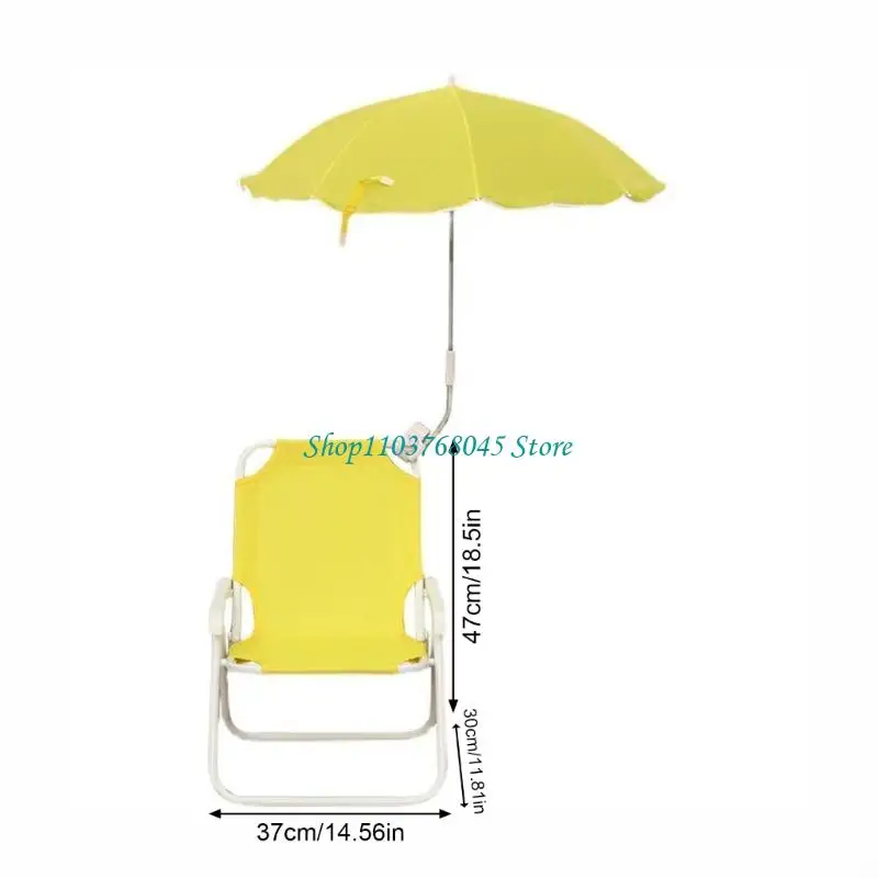 R53F كرسي أطفال خفيف الوزن للاستخدام الخارجي قابل للإزالة، إطار معدني قابل للطي #6