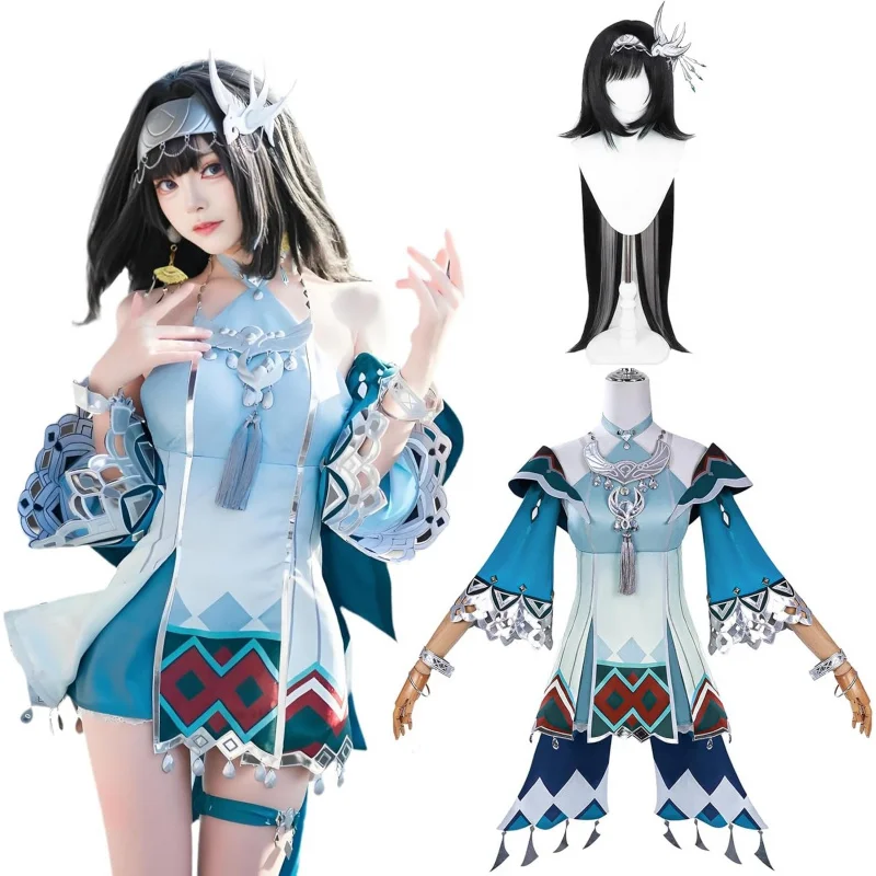 

[Divine and Excellent Product] Original God Role Play With a wig Popular Characters Cosplay Costume For adults Cross-Dressing Ga
