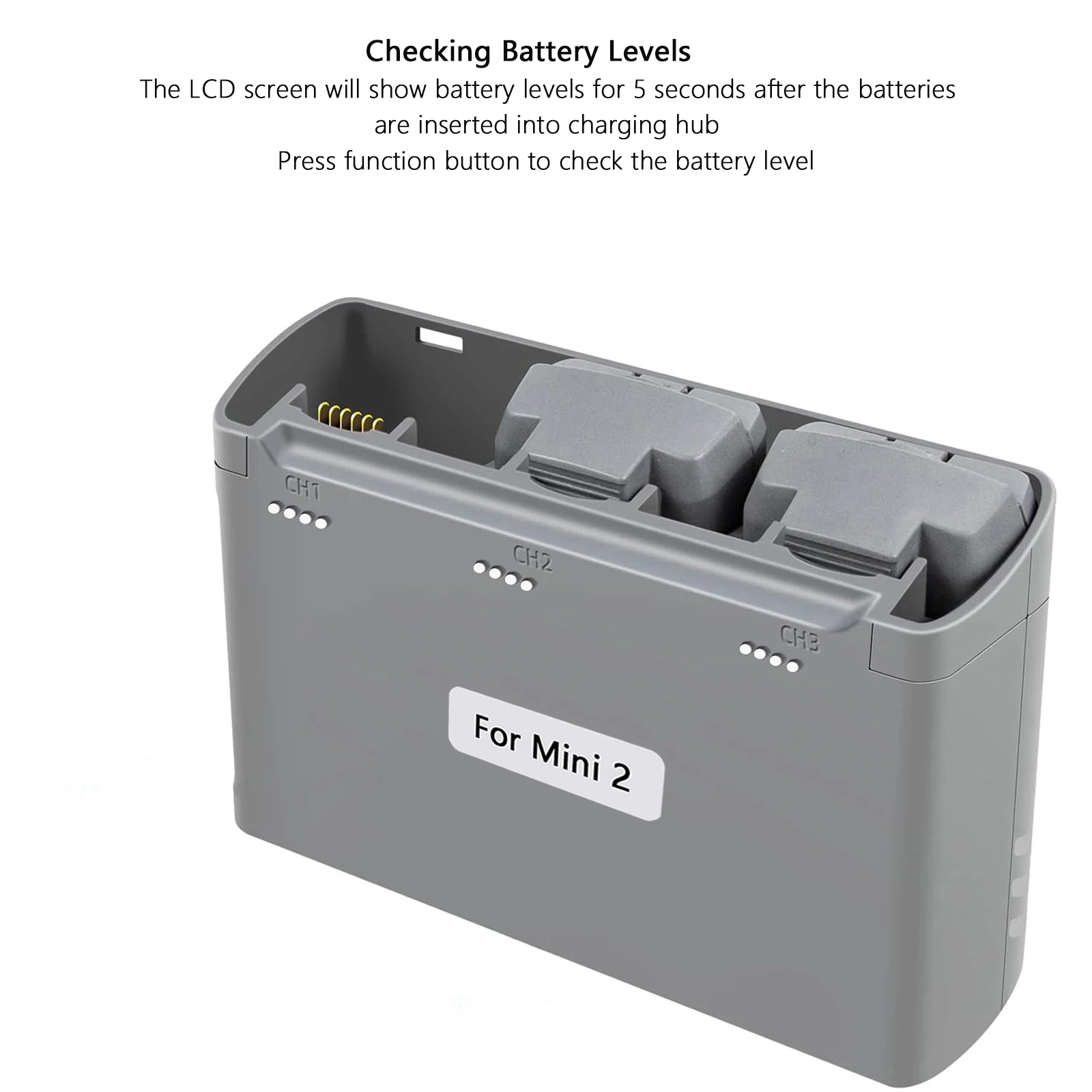 For DJI Mavic Mini 2, Mini SE, Mini 4K, Mini 2 SE Battery And Three-Way Charging Hub Mini 2 Intelligent Flight Batteries