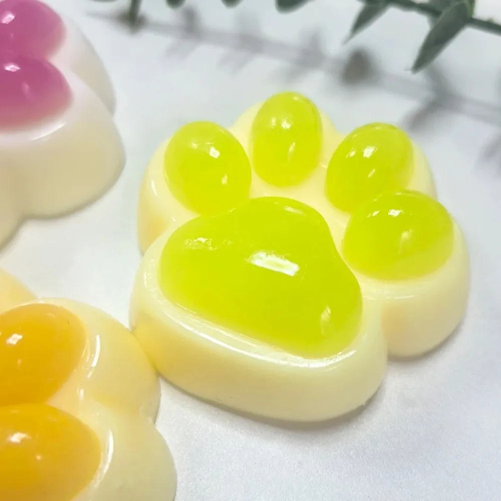 Morbido Taba Squishy Cat Paw Fidget Toys Giocattolo sensoriale antistress per bambini Adulti Rilassamento dell'ansia, Regalo da spremere per gli amici