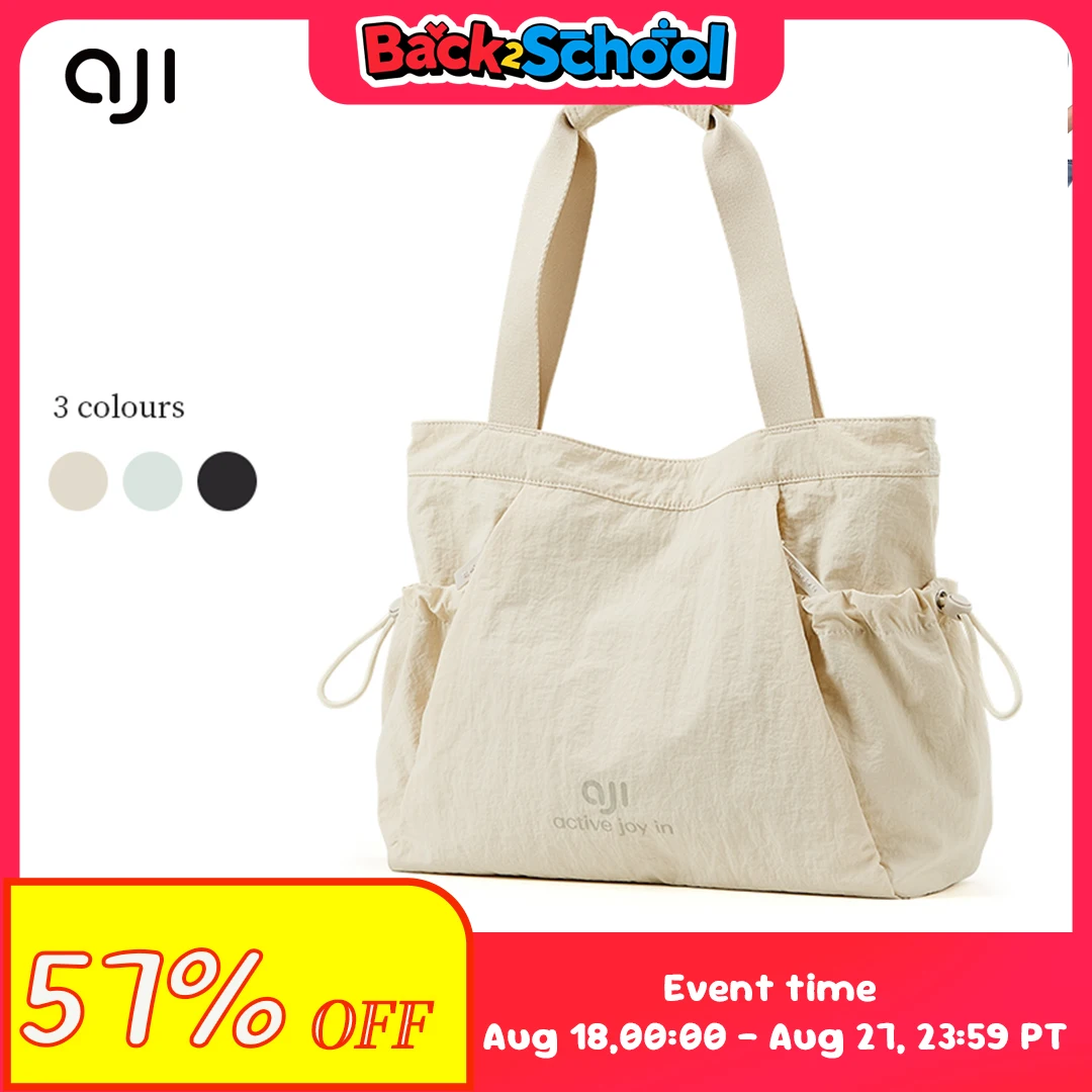 

AJI Shoulder Bag For Women'S Fashion Solid Colour New Tote Bag Commuter Lightweight Travel Sports Portable Shoulder Bag Yoga Mat