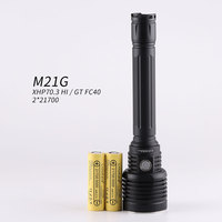 Convoy M21G 2*21700 flashlight ,XHP70.3 HI ,GT FC40, with battery inside