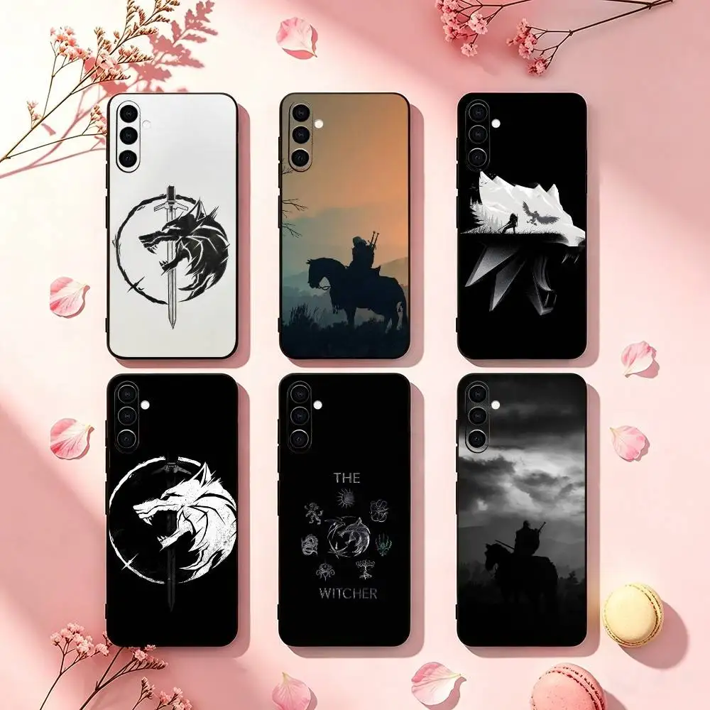 Game Mens Fave The W-Witcher  Phone Case Black Silicone Soft For Samsung Galaxy A73,A72,A71,A70,A53,A52,A51