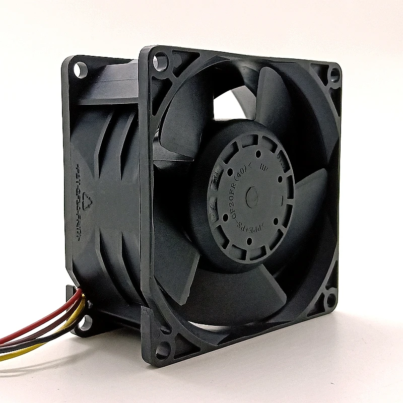 80mm High Speed Cooling Fan 12V VF80381B1-1Q02U-S9T 8038 8cm PWM Powerful Airflow Temperature Control Server Chassis Fan