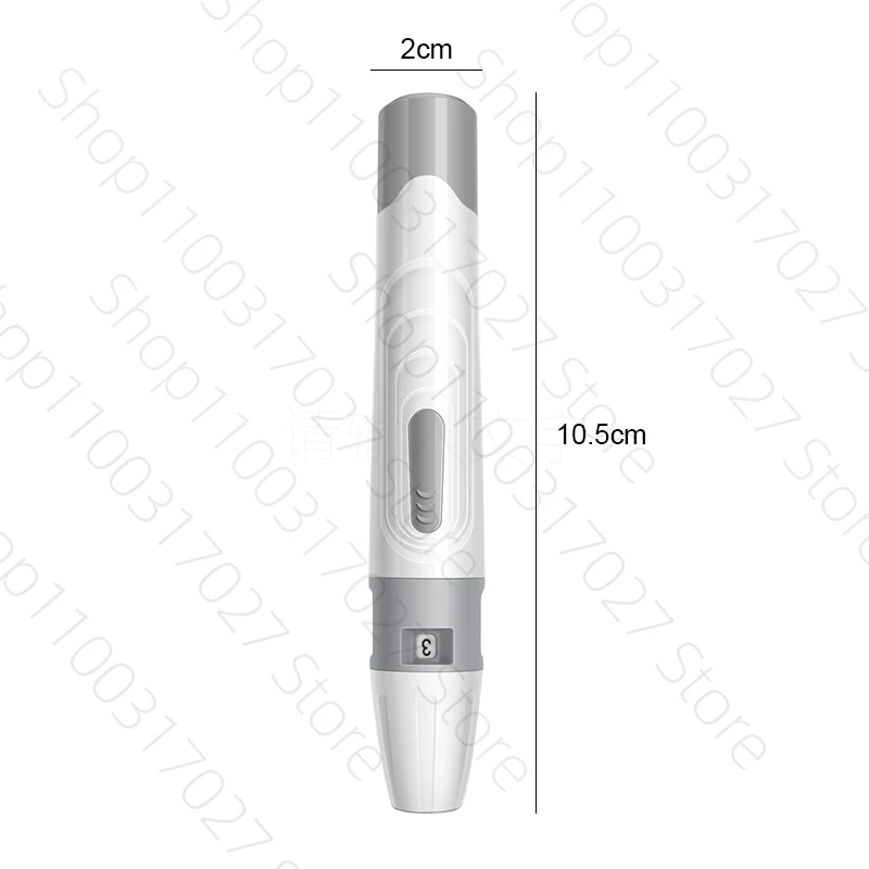 1pc Lancet Pen Lancing Device For Diabetics Blood Collect 5 Adjustable Depth Test Pen Blood Sampling Glucose Monitor Accessories