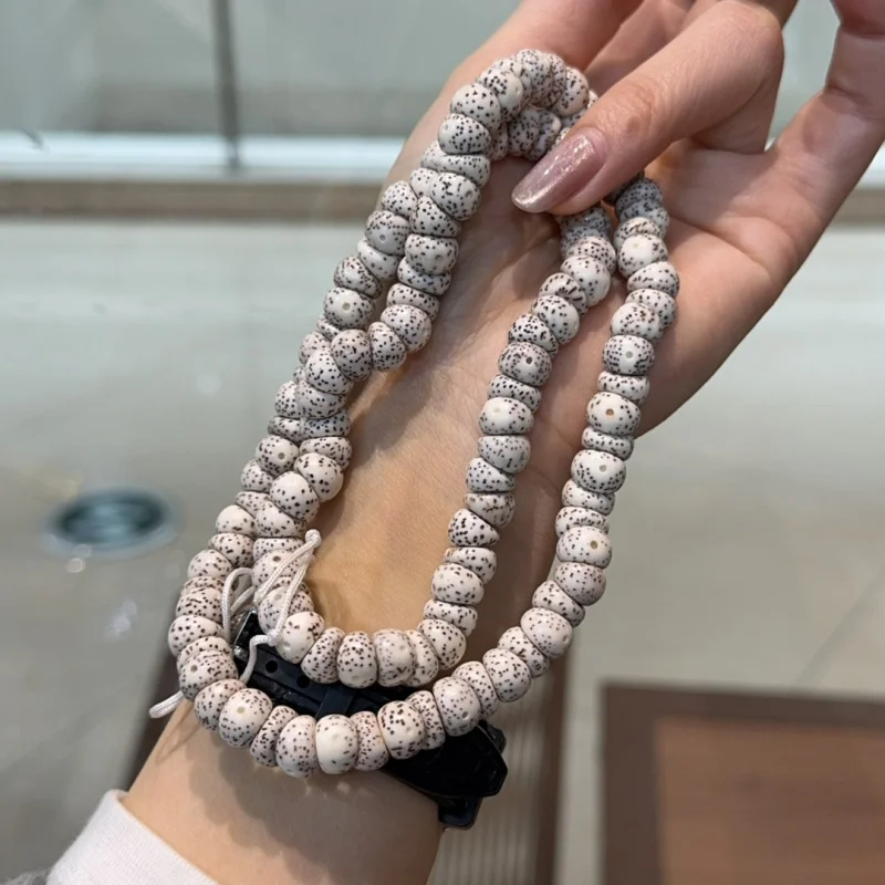 

Moon Bodhi Garlic Clove Large Intestine 9mm Double Circle Bracelet Jewelry Hand Ornament