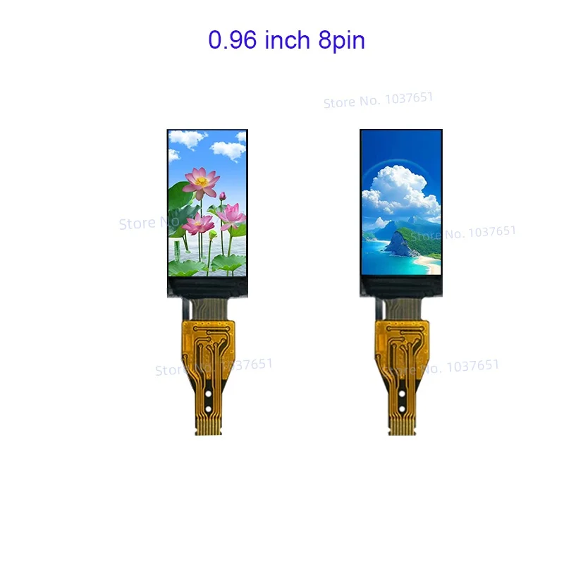 Pantalla LCD TFT de 0,96 pulgadas pantalla a Color resolución 80*160 controlador ST7735 pantalla IPS de alta definición 8 pines 13 pines