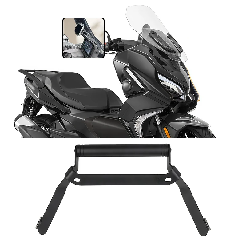 

New Fit For QJMOTO fort350 FORT350 2024 2025 Motorcycle Accessories FORT 350 GT Phone Holder Stand GPS Navigation Plate Bracket