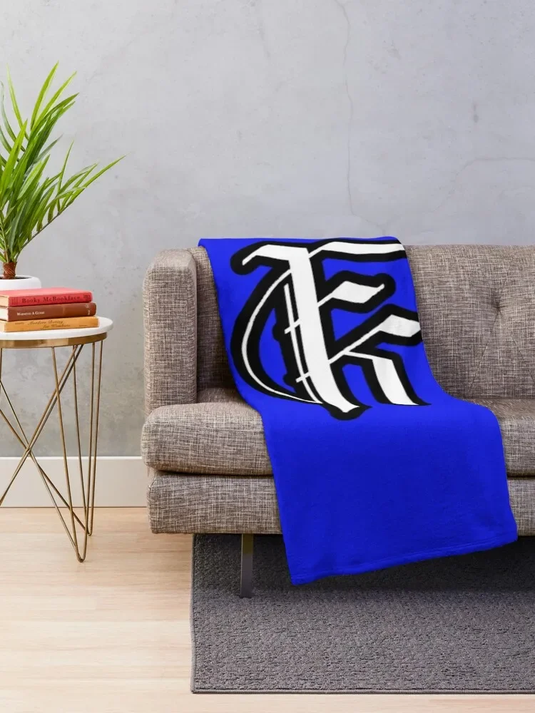 Fit For A King logo Long Sleeve T-Shirt Throw Blanket for sofa Beach Blankets