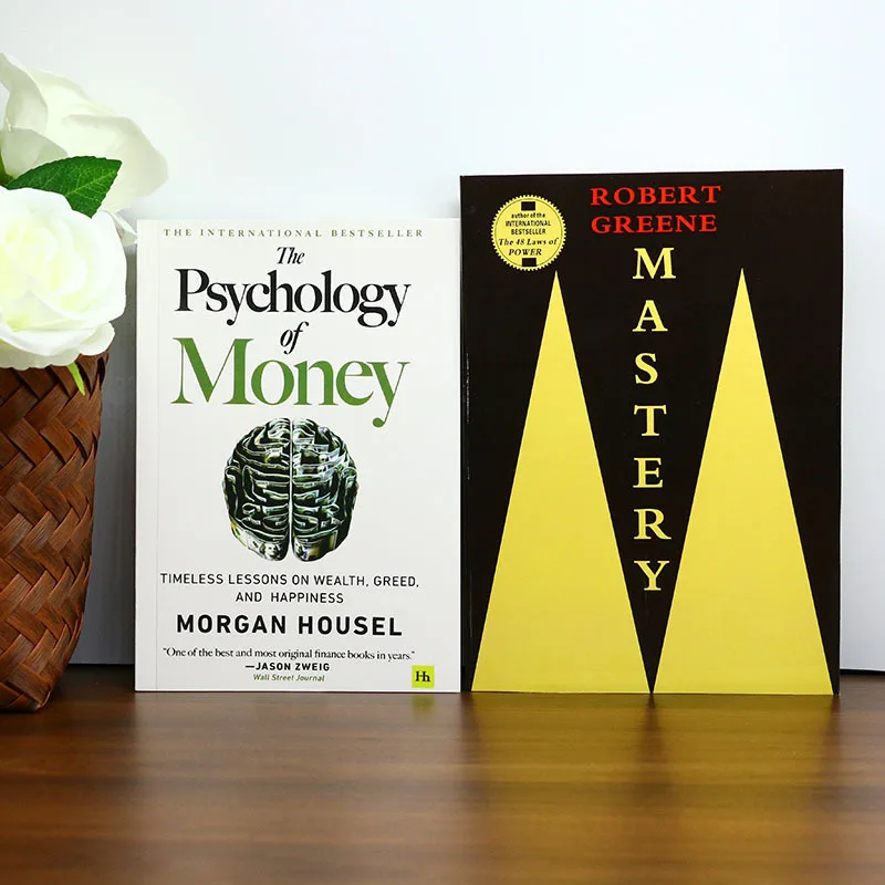 

《Психология денег》+ 《Мастерский》Набор для роста двойного эффекта для планировщиков богатства Самоилучшения Идеально подходит для рождественских праздничных подарков